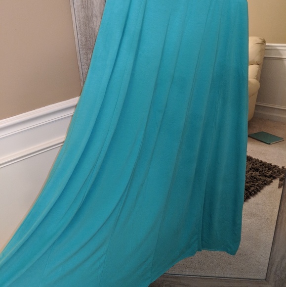 Cato Aqua Green Maxi Skirt - Picture 5 of 6